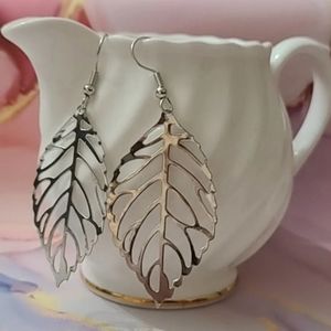 Filigree Leaf Earrings